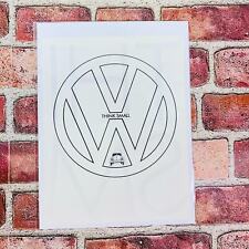 VW Logo - Think Small - Beetle Bug - UPCYCLED RETRO PRINT ADVERTISING 8
