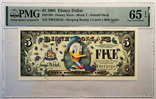2005 $5 DONALD DUCK DISNEY DOLLAR Disney Store Series T00129243 PMG 65 GEM 6E picture
