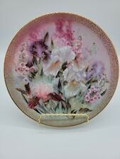 Iris Quartet Collector Plate By Lena Liu 1991 First Issue W.S. George picture