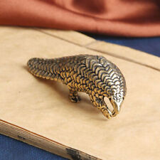 Brass Pangolin Statue Animal Statue Fortune Decoration Office Decoration- picture