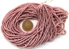 2 Hanks 10/0 RARE OLD Cheyenne Pink Native Trade Beads African  pow wow picture