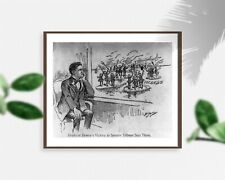 Photo: cartoon,c1898,Senator Tillman,Philippine Islands,Deweys picture