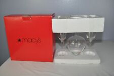 Macy's Dept Store Glass Decanter 2 Glasses Set 535475 picture
