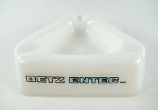 Betz Entec Inc. White Milk Glass Ashtray for Cigarettes or Cigars Triangular picture
