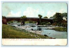 1917 Old Covered Bridge Esperance Schoharie County New York NY Antique Postcard picture