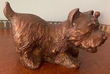 VTG Scottish Terrier Bronze Dog Figurine 6