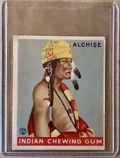 1933 Goudy Indian Chewing Gum ~ #206 Alchise (Apache) ~ Very Good-Excellent picture
