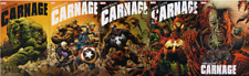 ABSOLUTE CARNAGE #1-5 (2019 Marvel) KYLE HOTZ CONNECTING COVERS *FREE SHIPPING* picture