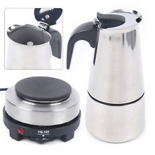 Coffee Espresso Maker Stovetop Moka Pot 4/6/9 Cup Stainless Steel Coffee Maker  picture
