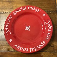 The Original Red Plate Co. “YOU ARE SPECIAL TODAY” 1979 picture