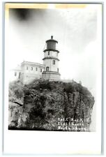 c1940's Split Rock Lighthouse North Shore Minnesota MN RPPC Photo Postcard picture