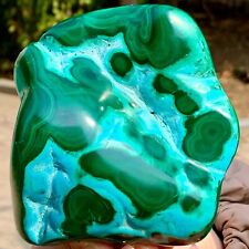 1.7LB Natural Chrysocolla/Malachite transparent cluster rough mineral sample picture