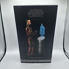 Sideshow 1/6 Scale Star Wars AOTC Geonosis Battle Droid Commander Dooku Holo #2 picture