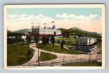 Lake Placid, Steven's House Resort, Demolished 1940's, New York Vintage Postcard picture