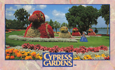 Cypress Gardens Florida, Spring Flower Festival, Vintage Postcard picture