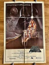 Original 1977 STAR WARS One Sheet Movie Poster, Style A - Folded picture
