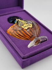 Vintage Shalimar Guerlain Parfum 1/3 Oz Crystal Bat Wing NEW Sealed Bottle picture