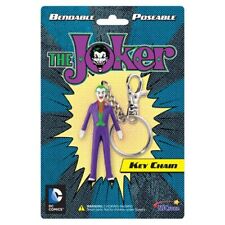 * THE JOKER 3 IN DC COMICS BENDABLE FIGURE KEYCHAIN BY NJ CROCE - NEW * picture