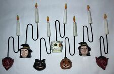 VINTAGE-STYLE ‘BETHANY LOWE’ CANDLE COUNTERWEIGHT - HALLOWEEN TREE ORNAMENTS picture