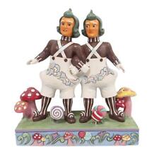 Jim Shore Willy Wonka Oompa Loompa's Side By Side Figurine 6013722 picture