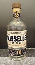 Russell’s Reserve 15 Year Bourbon Whiskey Empty Bottle Brand New Release picture