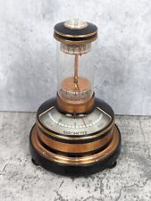Vintage Art Deco Weather Pillar by Lufft Thermometer/Barometer/Hygrometer Brass picture