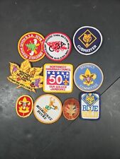 Vtg BSA Boy Scouts Of America Vintage Mixed Lot Of 10 Patches Badges GUC #6 picture