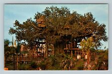 Orlando FL-Florida, Walt Disney World, Swiss Family Treehouse Vintage Postcard picture