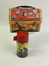 VINTAGE 1957 Buccaneers Metal Lunch Box Aladdin Industries Inc. W/ Thermos Exc picture