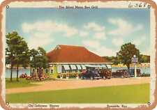 Metal Sign - Massachusetts Postcard - The Silver Moon Sea Grill, on Jefferson S picture