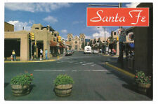 Santa Fe  New Mexico NM Postcard Street Scene picture
