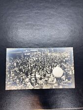 RPPC  Aerial View of Lancaster Pa  Real Photo Postcard Rally? Parade? Rare picture