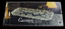 Vintage Carmen Satiniert Relish Dish Serving Tray Cut Glass Box West Germany picture