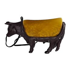 Tiffany Style Bull Cow Lamp Resin Glass Works picture