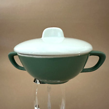 Conversation Green by TAYLOR, SMITH & TAYLOR (TS&T) Sugar Bowl and Lid 1954 MINT picture
