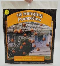 Vintage 1995 SunHill 18ct Hanging Pumpkins Decor NEW OLD STOCK RARE MADE IN USA picture