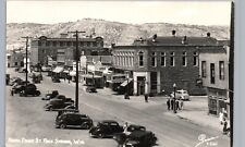 NORTH FRONT STREET rock springs co real photo postcard rppc colorado sanborn picture