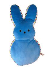 Peeps Plush 15” Blue Multicolor Polka Dot Sides Plush Peeps Bunny  Easter Basket picture