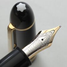 Montblanc No.149 1990's Vintage 14K 585 B Nib Fountain Pen Used in Japan [022] picture
