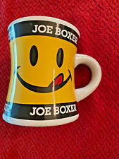 Joe Boxer Extra Large Smiley Face Coffee Mug Cup 2002 EUC picture