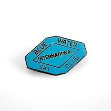 vintage blue water international ski club pin picture