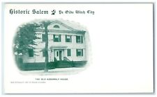 Salem Massachusetts MA Postcard Old Assembly House Historic Olde Witch City 1905 picture