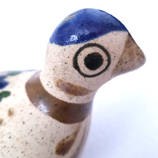 Tonala Bird Dove Hand Painted Mexican Folk Art Pottery Duck? Vintage picture