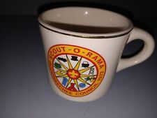 Vintage Boy Scouts Coffee Mug 12 Oz Occoneechee Council Scout A Rama 1973 picture