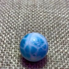 14mm Larimar Gemstone Cabochon Atlantis Stone Blue Pectolite Crystal Sphere Ball picture