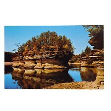 Postcard Lone Rock Lower Dells Of The Wisconsin River Chrome Unposted picture