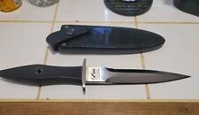 BLACKJACK KNIVES BLACKMOOR DIRK DAGGER KNIFE W/LEATHER SHEATH JAPAN NEVER USED  picture