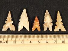 Lot of FIVE Nice Eccentric Ancient North African Tidikelt Arrowhead s 2.44 picture