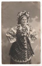 Antique card Luchinskaya Singer of Little Russian songs Ukrainian OLD postcard picture