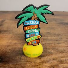Aruba - One Happy Island  desk souvenir - Sun,Dushi,Sea,Beach,Fun - Palm Trees  picture
